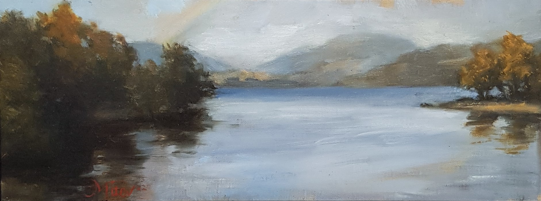 'After the Rain, Loch Lomond' by artist Angel Mitov
